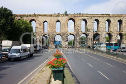 Valens Aqueduct in Istanbul