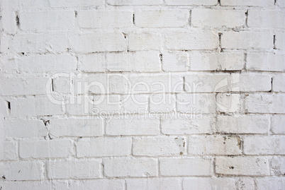 White brick wall