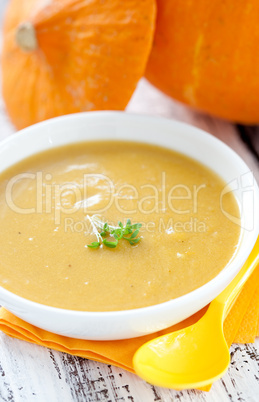 Kürbiscremesuppe / pumpkin cream soup