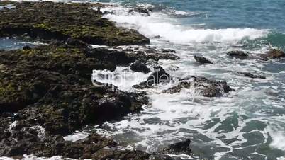 Sea - Wave, Spray and Rocks