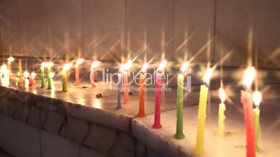 religious candlelit ceremony