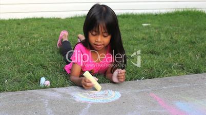 Fun With Sidewalk Chalk