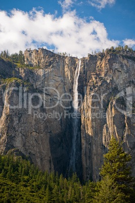 Bridalveil waterfall, Yosemite National Park, California, USA