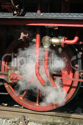 Historische Dampflokomotive