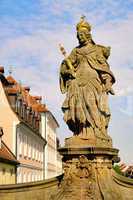 Bamberg Kaiserin Kunigunde Statue - Bamberg empress Kunigunde statue 02