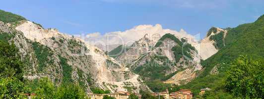 Carrara Marmor Steinbruch - Carrara  marble stone pit 23