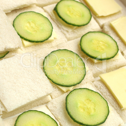 Cucumber sandwich