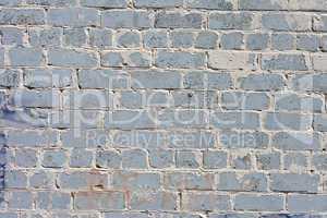 Background with old painted brick wall