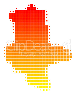 Karte von Sachsen-Anhalt