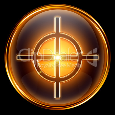 target icon golden.