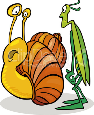 Snail and Grasshopper