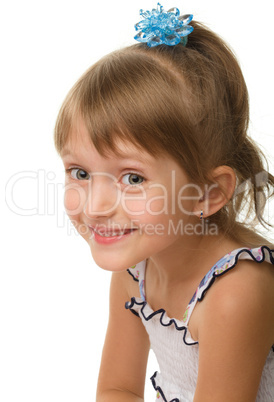 Portrait of a cute little girl