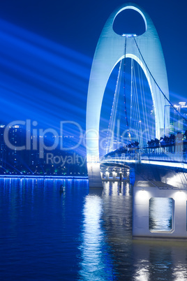 Bridge Night scene with spot light