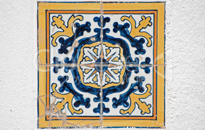 Old tiles detail