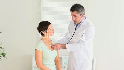 Arzt mit Patientin