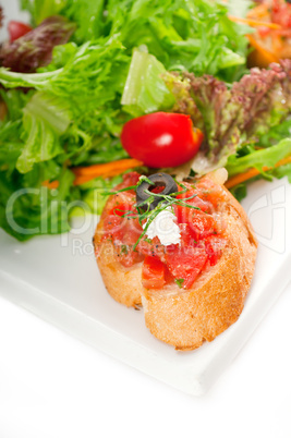 original Italian fresh bruschetta