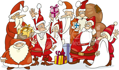 Santa claus group