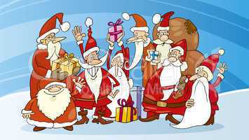 Santa claus group