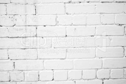 White brick wall