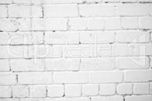 White brick wall