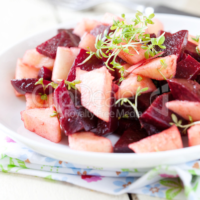 frischer rote Beete Salat / fresh beetroot salad