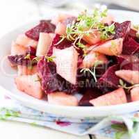 frischer rote Beete Salat / fresh beetroot salad