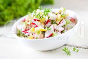 frischer Radieschensalat / fresh radish salad