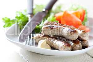 frische Rostbratwürstchen / fresh grilled sausages