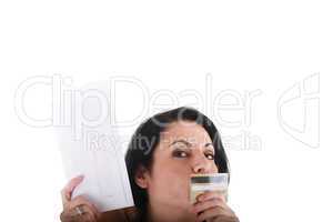 pretty young woman with credit card for shopping