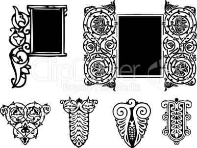 Decorative ornament Gothic style