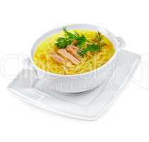 Chicken Noodle Soup isolated