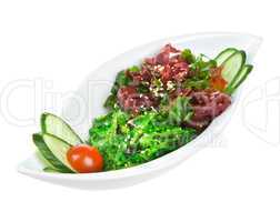 Salad from sea seaweed (chucky)