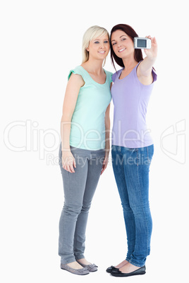 Gorgeous women with a camera Gorgeous women with a camera