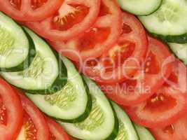 Fresh sliced vegetables suitables as background.