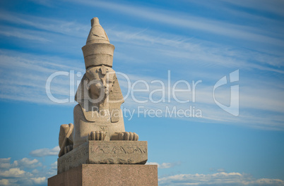 Egyptian sphinx, Saint Petersburg, Russia