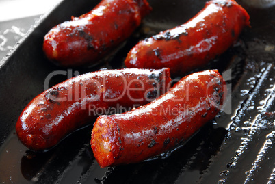 Roast sausages