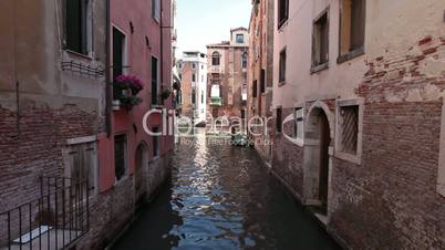 Venice luxury boat in canal P HD 1239