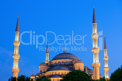 Blue Mosque at Dusk