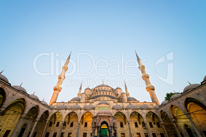 Blue Mosque at Evening