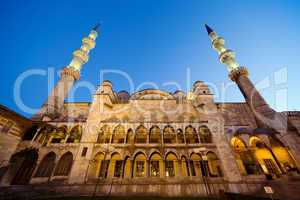 Blue Mosque at Evening