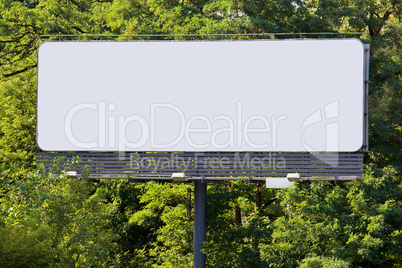 Billboard in Forest