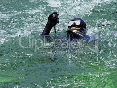 Scuba in winter