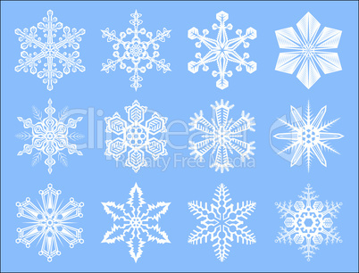 Snowflakes Set.eps