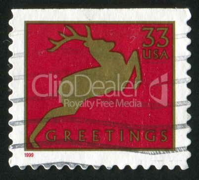 stamp deer