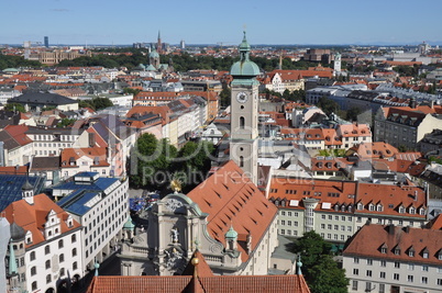 Blick über München
