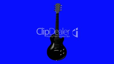 Rotation of 3D Electric Guitar.music,musical,instrument,string,rock,electric,art,sound,acoustic,
