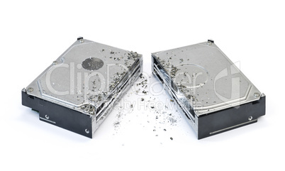 halved hard disk drive