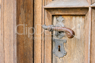 Türklinke antik - door handle antique 01