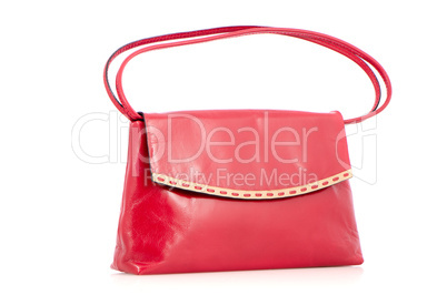 Woman red bag