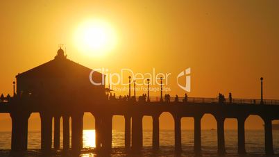 Los Angeles Beach Sunset